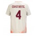 Maillot de foot AS Roma Bryan Cristante #4 Extérieur vêtements 2024-25 Manches Courtes